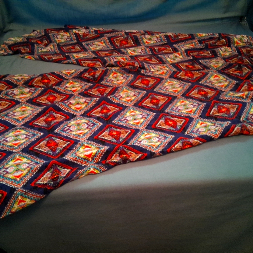 Mudd Geometric Palazzo Pants - Picture 6 of 7